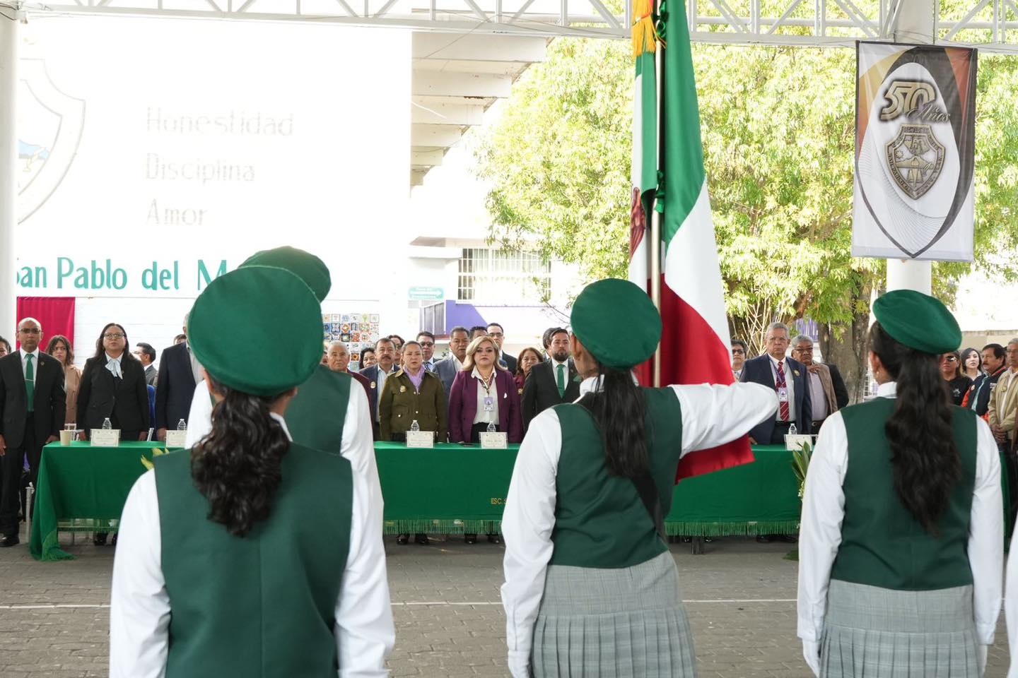 Celebró la secundaria “Gabriela Mistral” 50 años de historia