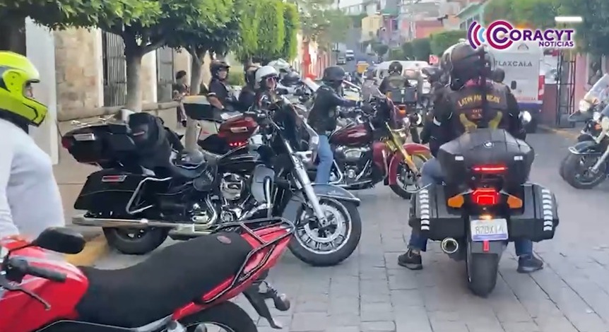 Tlaxcala recibió a  motociclistas de México y América