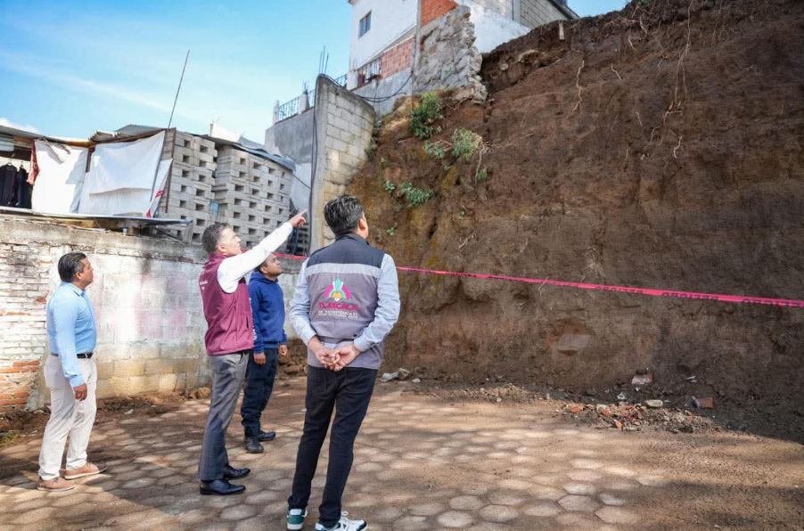 Supervisa alcalde Alfonso Sánchez García avances en la rehabilitación de zonas afectadas por granizada