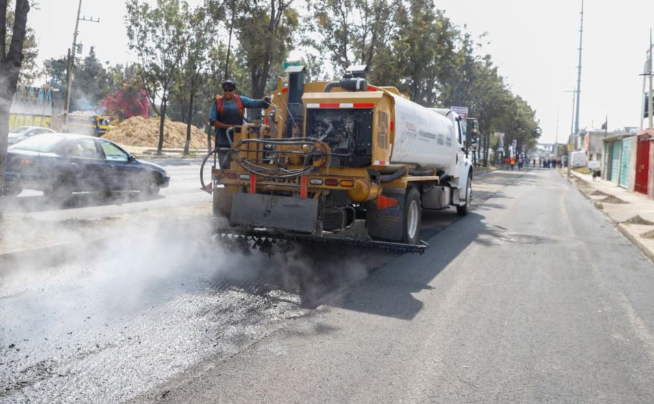 Reportan 40% de avance en la rehabilitación de la carretera Puebla–Tlaxcala