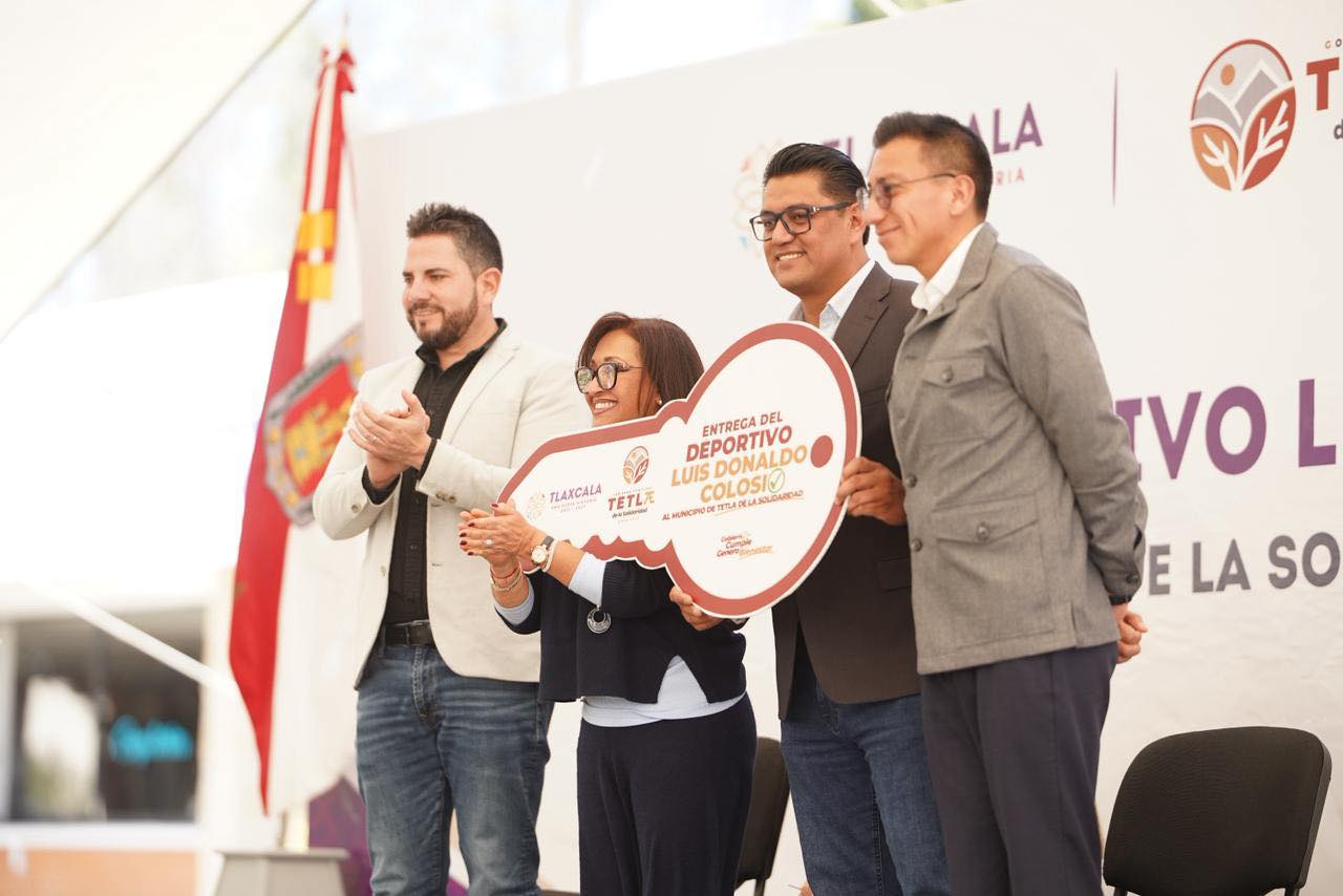 Entregó el gobierno estatal el Deportivo “Luis Donaldo Colosio” a Tetla