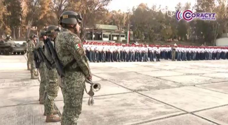 Más de mil tlaxcaltecas iniciaron su Servicio Militar Nacional 2026