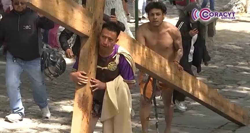 Alista grupo juvenil “El Calvario” representación de la Pasión de Cristo