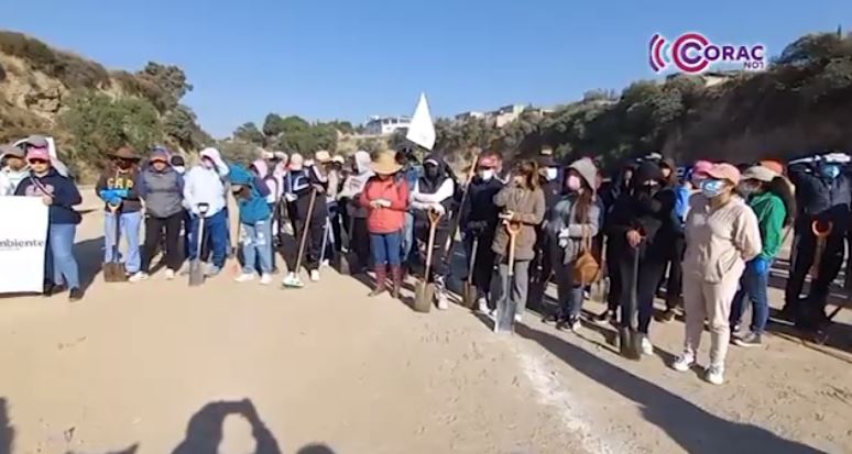 Continúan las acciones de saneamiento del río Zahuapan en municipios 