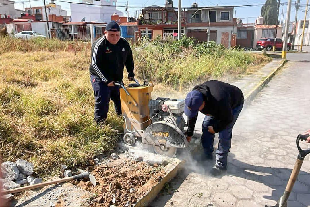 Gobierno de Alfonso Sánchez que escucha y resuelve trabaja en territorio para mejorar la infraestructura urbana
