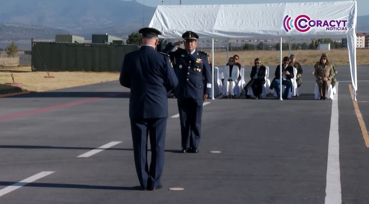 Asume mando de la 13/a Zona Aérea Militar el general Gabriel García Jiménez