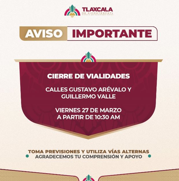 Policía municipal de Tlaxcala garantizará orden vial este viernes en calles de la capital durante desfile universitario