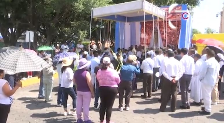 Recorrió la Virgen de Ocotlán las calles de la comunidad 