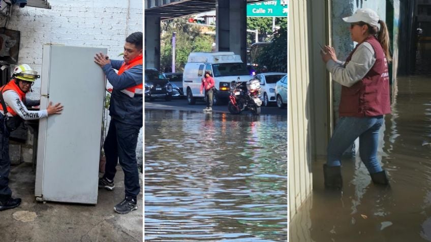 Megafuga en Ermita Iztapalapa inunda calles, causando afectaciones en viviendas y comercios