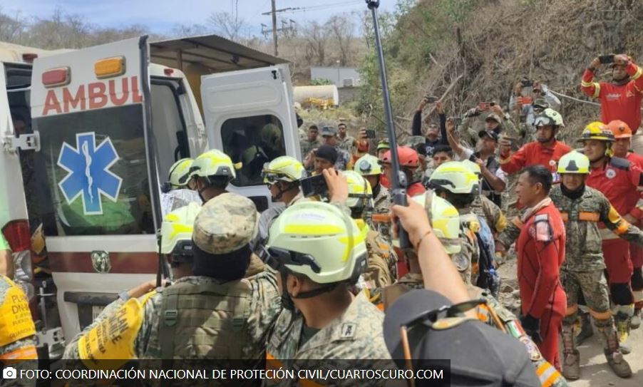 Identifican a tercer minero localizado en mina de Sinaloa