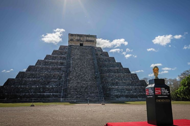 Copa del Mundo llega a Chichén Itzá, sitio con el mayor juego de pelota maya