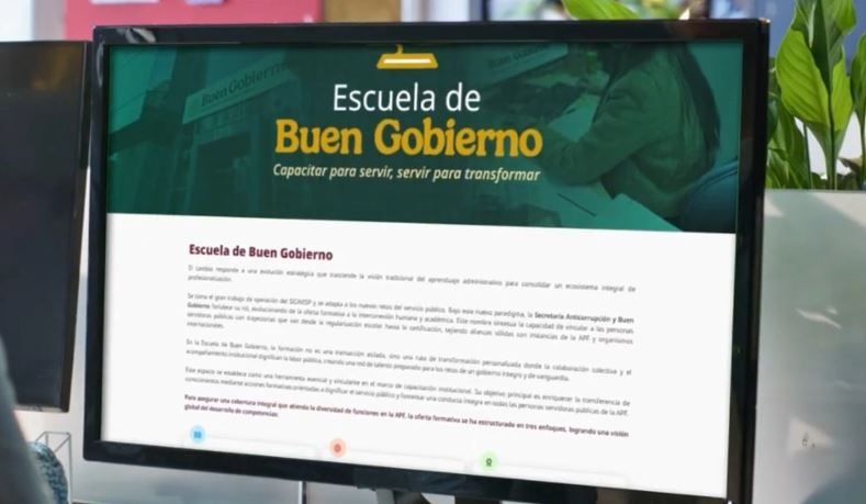 Anuncian plataforma Escuela de Buen Gobierno para capacitación de servidores públicos