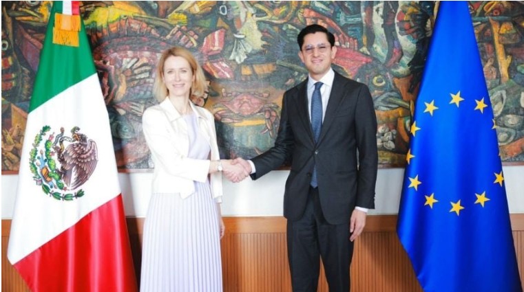 Roberto Velasco y Kaja Kallas encabezan el primer Diálogo Estratégico México-Unión Europea 
