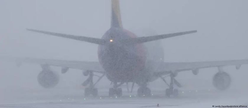 Ola de frío obliga a cancelar decenas de vuelos en Frankfurt