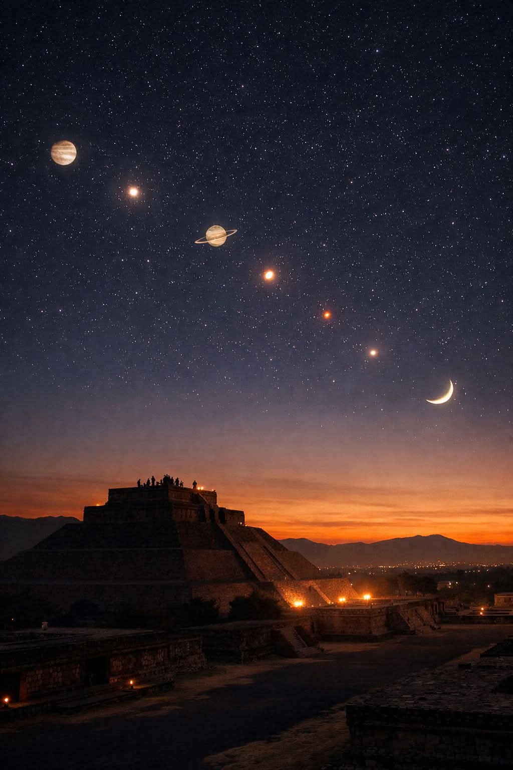 Cómo ver la alineación de seis planetas en el cielo nocturno este sábado