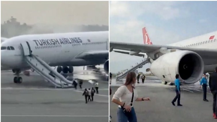 Avión con 277 pasajeros a bordo se incendia segundos después de aterrizar
