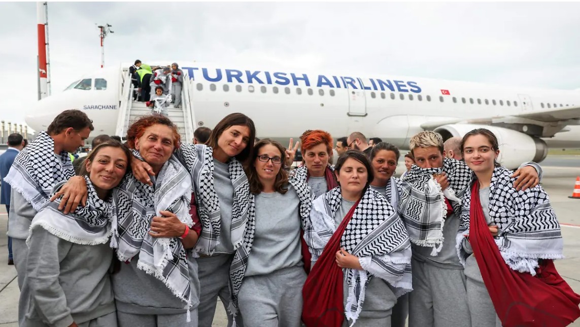 Israel expulsó a todos los activistas extranjeros de la flotilla para Gaza