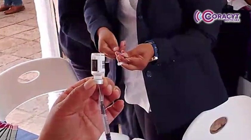 Avanza vacunación contra Influenza y Covid-19 en la entidad
