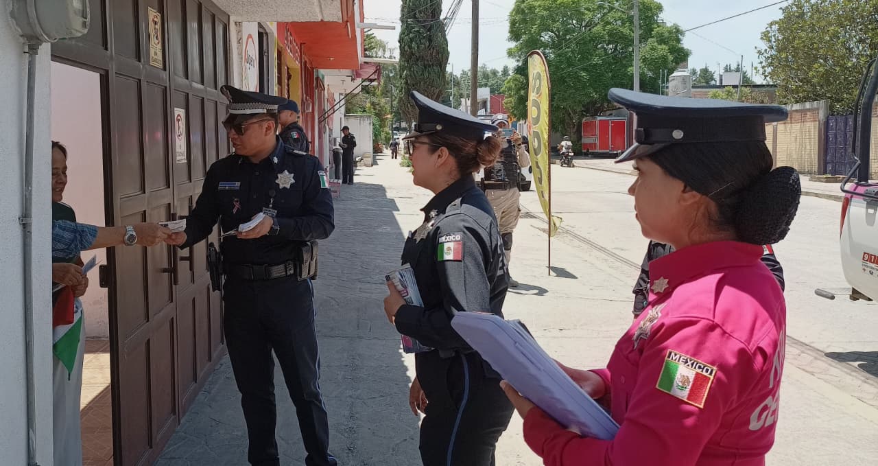 La SSC fortalece la proximidad social y la prevención del delito en Texoloc con el programa “La SSC Cerca de Ti”