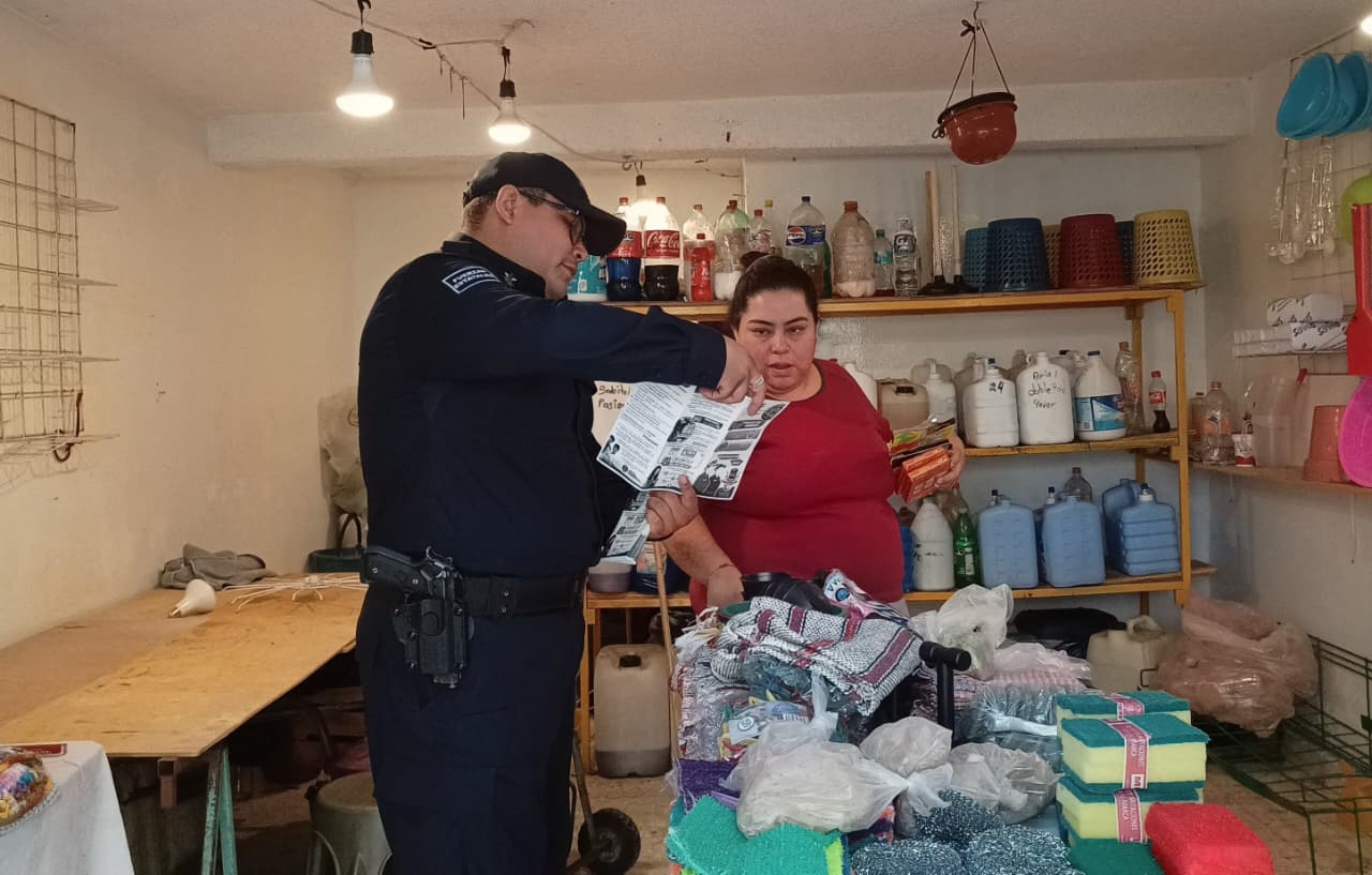  La SSC acerca servicios de prevención y proximidad social a Santa Cruz Tlaxcala mediante el programa “La SSC Cerca de Ti”