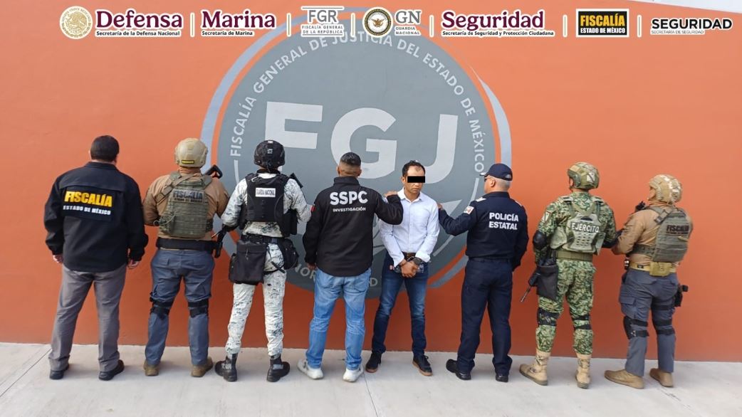 En Tlaxcala, autoridades federales y estatales cumplimentan orden de aprehensión contra un objetivo prioritario del Edoméx, investigado por el delito de extorsión