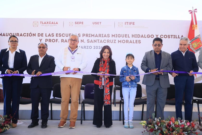 Entregó gobernadora Lorena Cuéllar infraestructura educativa en Tocatlán