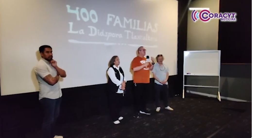 Presentó la Coracyt el documental “400 Familias, La Diáspora Tlaxcalteca” en la Universidad Iberoamericana