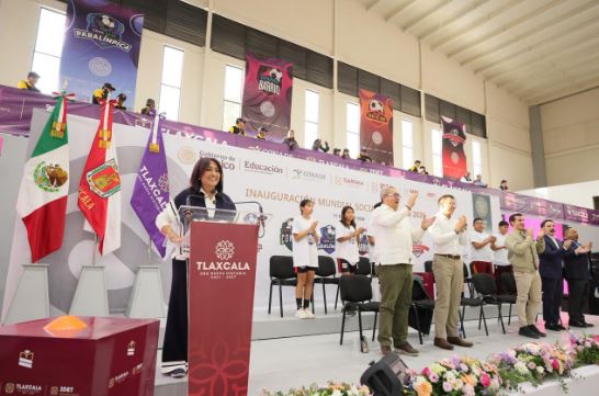 Encabezó gobernadora Lorena Cuéllar el arranque del Mundial Social 2026