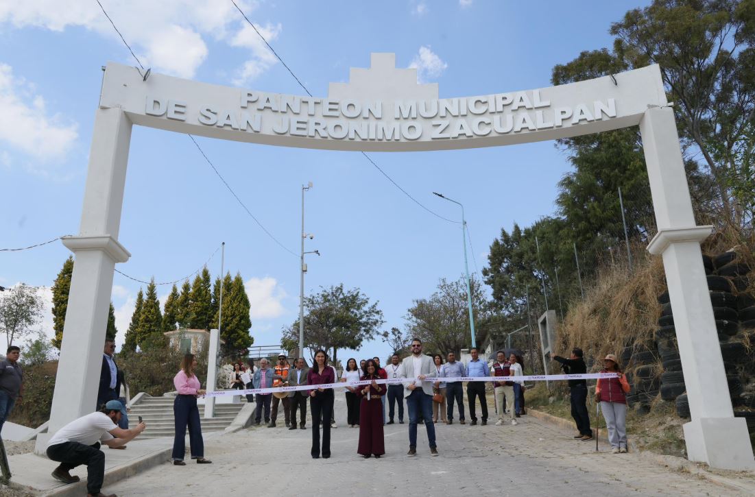 Rehabilitó gobierno estatal panteón municipal de Zacualpan